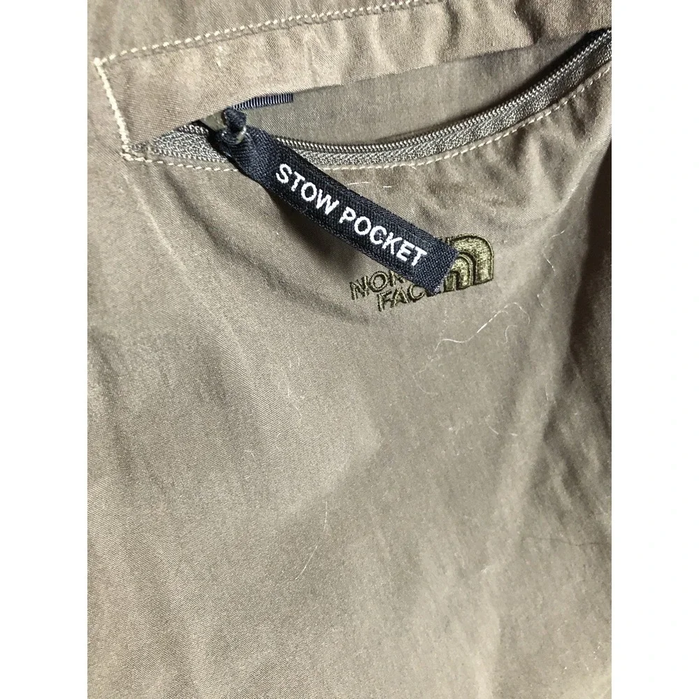 The North Face Pants L Brown Cordura Nylon Double Knee Stowaway Pocket Hiking